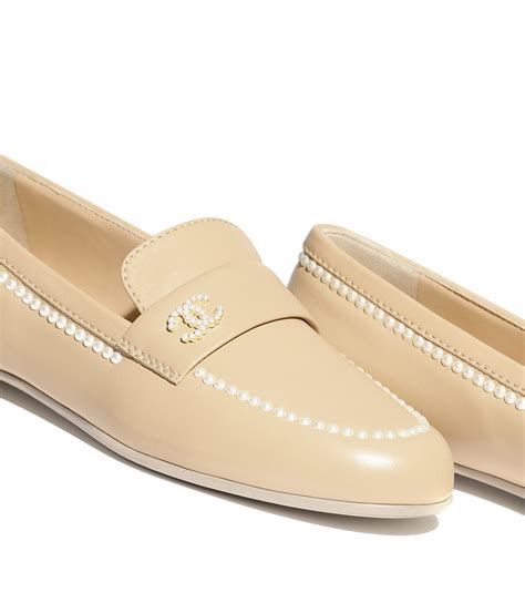 beige chanel loafers|chanel fashion.